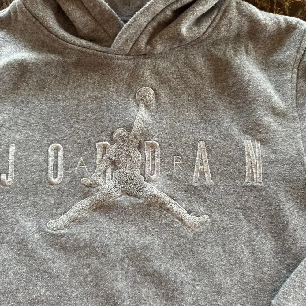 Jordan Men's Grey Hoodie